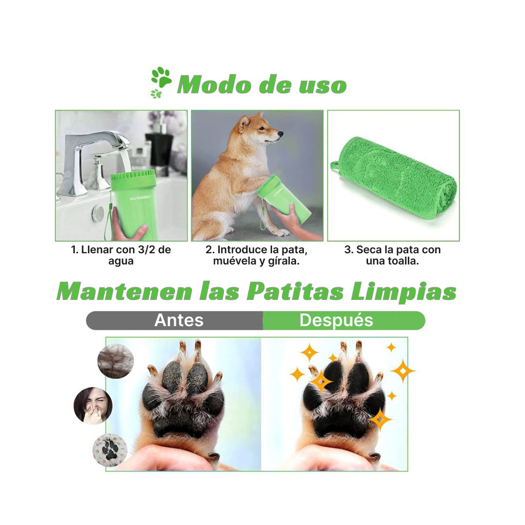 Limpiador De Patas Mascota Outdoor